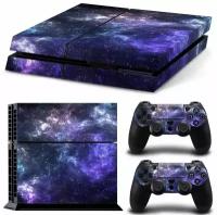 Наклейка виниловая защитная на игровую консоль Sony PlayStation 4 Fat Космос Space