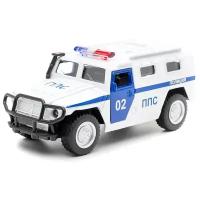 Внедорожник ТЕХНОПАРК ГАЗ 2330 Тигр ППС (X600-H09053-R) 1:43, 12 см