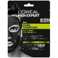 L'Oreal Paris Men Expert маска очищающая Черный уголь