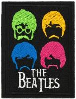 Нашивка, шеврон, патч (patch) The Beatles (Битлз), размер 6,5*8,5 см