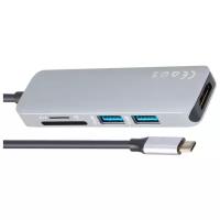 USB-концентратор VCOM CU430M, разъемов: 3