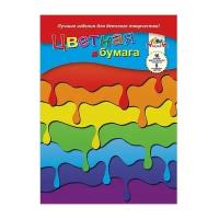 Цветная бумага Яркие краски Апплика, A4, 16 л., 8 цв. 1 наборов в уп. 16 л