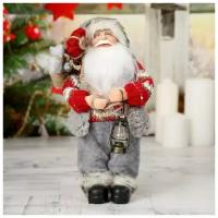 Дед Мороз "В вязаном костюме. с фонарём" 30 см 4316757