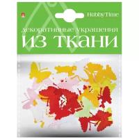 Декор из ткани, Набор №8 "бабочки S" ( 7 видов ) 2-159/04