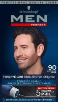 Тонирующий гель для волос Men Perfect Черный №90