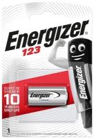 Литиевая батарейка ENERGIZER 123 3V LITHIUM BATTERY элемент питания ENERGIZER LITHIUM CR17345 3V BL-1