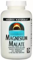 Source Naturals, Magnesium Malate, Малат магния, 200 капсул