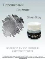 Порошковый пигмент Silver Gray - 25 мл. Краситель для творчества. Калейдоскоп