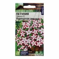 Семена цветов Петуния Лавина 'Пурпурная звезда', F1, ампельная, Сем. Алт, ц/п, 10 шт