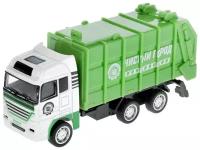 Машина металлическая инерционная мусоровоз 12 см, подвижные детали Цвет Зелёный технопарк 1810C532-R