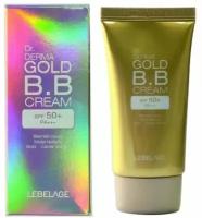 Lebelage BB-крем увлажняющий с золотом / Dr. Derma Gold BB Cream Spf 50+ Pa+++, 30 мл