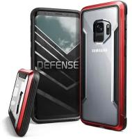 Чехол X-Doria Defense Shield для Galaxy S9 Чёрно-красный 468220