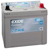 Аккумулятор автомобильный Exide Premium EA 654 6СТ-65 обр. (75D23L) 232x173x225