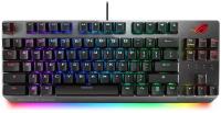 Клавиатура проводная механическая ASUS ROG Strix Scope NX TKL (ROG NX Red switches), USB, RGB, Серый/Черный, 90MP00N6-BKRA00