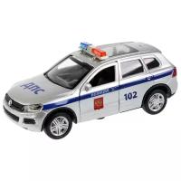 Модель машины Технопарк Volkswagen Touareg Полиция ДПС, инерционная, свет, звук TOUAREG-P-SL