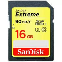 Карта памяти SanDisk Extreme SDHC UHS Class 3 90MB/s