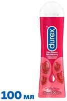 Гель-смазка Durex Play Sweet Strawberry c ароматом и вкусом сладкой клубники, 100 мл