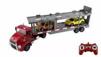 Грузовик-автовоз на радиоуправлении Mack Car Transporter с 2 автомобилями 1:26 - E583-003