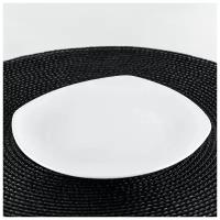 Тарелка фарфоровая пирожковая квадратная Wilmax Ilona, 16,5×16,5 см, цвет белый