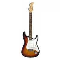 Fernandes LE-1Z 3S 3SB/ L электрогитара Stratocaster SSS, цвет - трёхцветный санбёрст