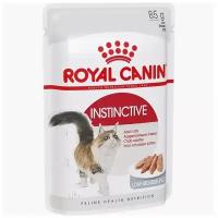 Royal Canin Instinсtive Консервированный корм для взрослых кошек, кусочки в соусе, 12 x 85 г