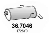 Глушитель (Задняя Часть) ASSO арт. 36.7046