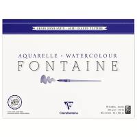 Альбом для акварели Clairefontaine Fontaine 30 х 40 см, 300 г/м², 25 л. белый 40 см 30 см 300 г/м²