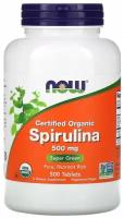 Now Spirulina 500 mg 500 taps