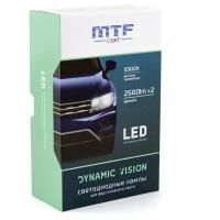 Светодиодные лампы Mtf Light, серия DYNAMIC VISION LED, HB4(9006), 28W, 2500lm, 5500K, кулер, комплект