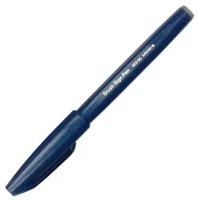 Pentel Брашпен Brush Sign Pen Touch (SES15C), темно-синий, 1 шт