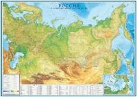 Атлас-принт Настенная физическая карта- Россия и Сопредельные государства 1: 4,3 / Размер 202x143см