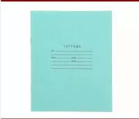 Набор тетрадей из 10 штук 12 листов в линейку "Зелёная обложка"