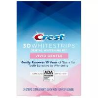 Crest 3D Whitestrips Vivid Gentle - Отбеливающие полоски для зубов