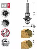 Фреза с двойным радиусом R3,2/2 D22.2 L57 S8mm Woodwork WOODWORK 938.3020.08