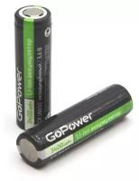 Аккумулятор литий-ионный Li-ion GoPower 18650 (Pan. NCR18650B) PC1 3.6V 3400mAh без защиты