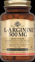 Солгар L-Аргинин, капсулы 500 мг, 50 шт