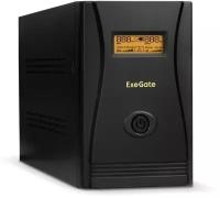 EXEGATE ИБП EX292635RUS ИБП SpecialPro Smart LLB-2200. LCD. AVR.2SH. RJ. USB <2200VA 1300W, LCD, AVR,2 Schuko, RJ45 11, USB, металлический корпус, Black>