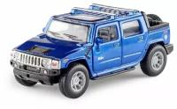 Машинка инерционная Hummer H2 SUT 2005 синяя металл Kinsmart