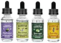 Набор Эссенций Alcostar IBlack currant, Green apple, Pear, Fruit mix (Черная смородина, зеленое яблоко, Груша, Фруктовый микс)