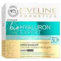 Крем-эликсир Eveline BioHyaluron Expert глубоко увлажняющий против первых морщин 30+ гипоаллергенный 15мл