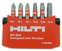 Набор бит Hilti S-BSC UNI 50/2" T PH2/3 PZ2 TX25/30/40 Torsion 2057803