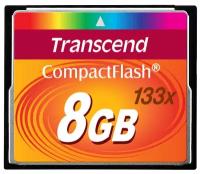 Карта памяти 8Gb - Transcend 133x Ultra Speed - Compact Flash TS8GCF133 (Оригинальная!)