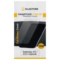 Защитное стекло Glastore 20D для Samsung A21 / A21s черный