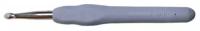 Крючок для вязания 7 мм /Крючок для вязания с резиновой ручкой/Длинна крючка 14 см