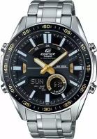 Наручные часы CASIO Edifice EFV-C100D-1B, серебряный, золотой