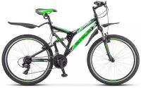 Горный (MTB) велосипед STELS Challenger V 26" Z010*LU093654*LU083396 *20" Чёрный/зелёный