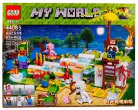 Конструктор Майнкрафт QS08, MY WORLD 44085 "Оранжерея" с LED подсветкой 503 деталей