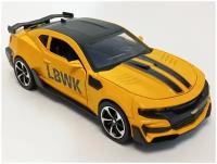 Машинка с дымом Chevrolet Camaro 1:24 металлическая, со светом и звуком