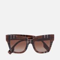 Солнцезащитные очки Burberry Kitty коричневый, Размер 49mm