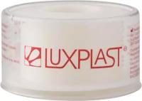 Лейкопластырь Luxplast, на полимерной основе, прозрачный, 5 м х 2,5 см